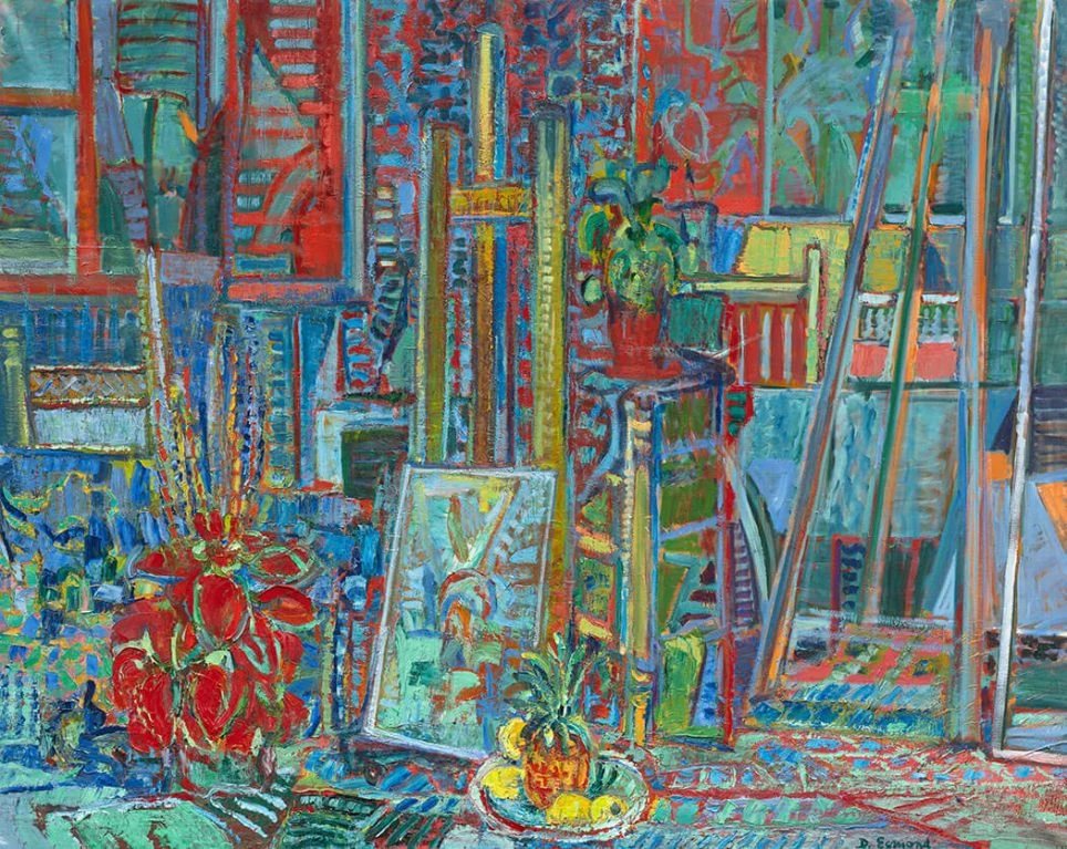 Diane Esmond, Sans Titre (atelier Rouge et Bleu)