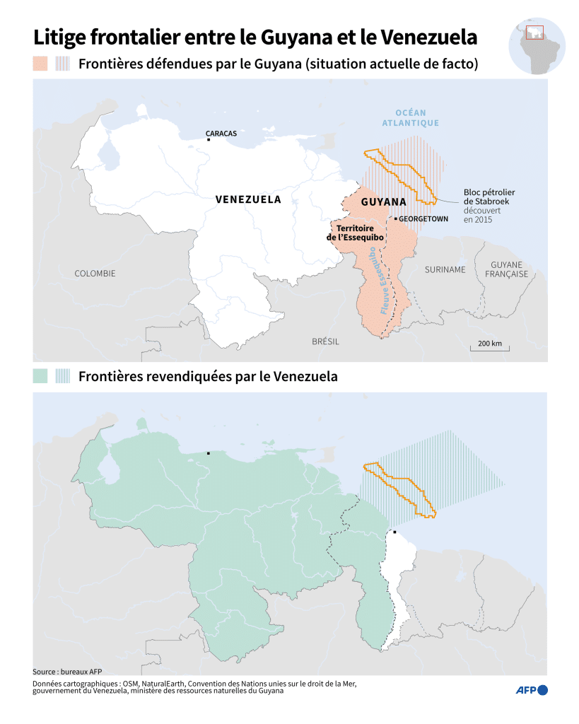 Le Venezuela veut avaler son voisin, et son pétrole 1 AFP 20260504 A9QE2WH v1 PNGRetina LitigeFrontalierEntreLeGuyanaEtLeVenezuela