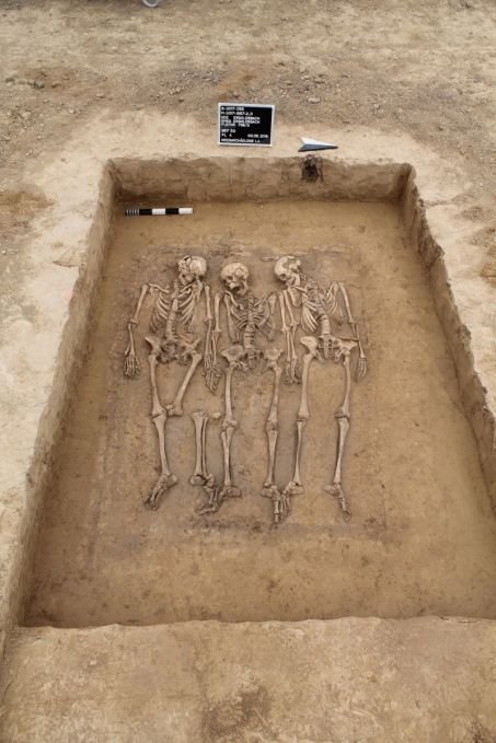 Chute de l’Empire romain : comment la génétique remet en cause le mythe des grandes migrations barbares 1 cimetière en Bavière, autour frontière romaine, haut Moyen Âge