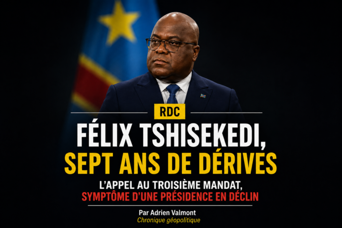 RDC: Félix Tshisekedi, sept ans de dérives — L’appel au troisième mandat, symptôme d’une présidence en déclin