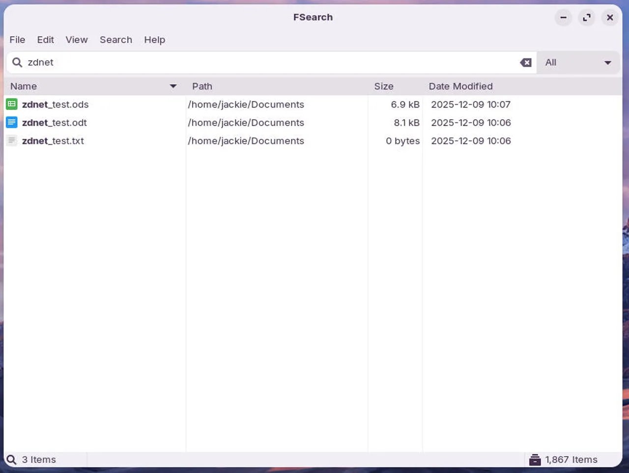 Mes outils de recherche préférés sous Linux pour retrouver plus facilement vos fichiers, sans avoir à passer par la ligne de commande 3 fsearch
