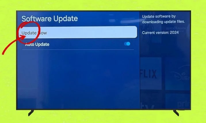 Votre TV Samsung rame ? L'astuce magique de 5 secondes pour retrouver sa rapidité avant le match 3 Menu Mise à jour Samsung TV