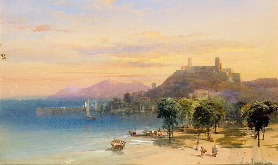 Eugène Fromentin, Cannes, les allées