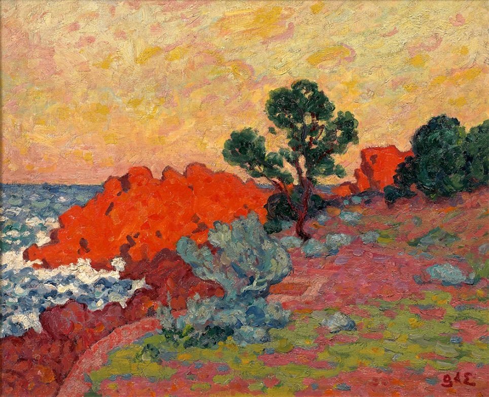Georges d'Espagnat, Les Rochers rouges