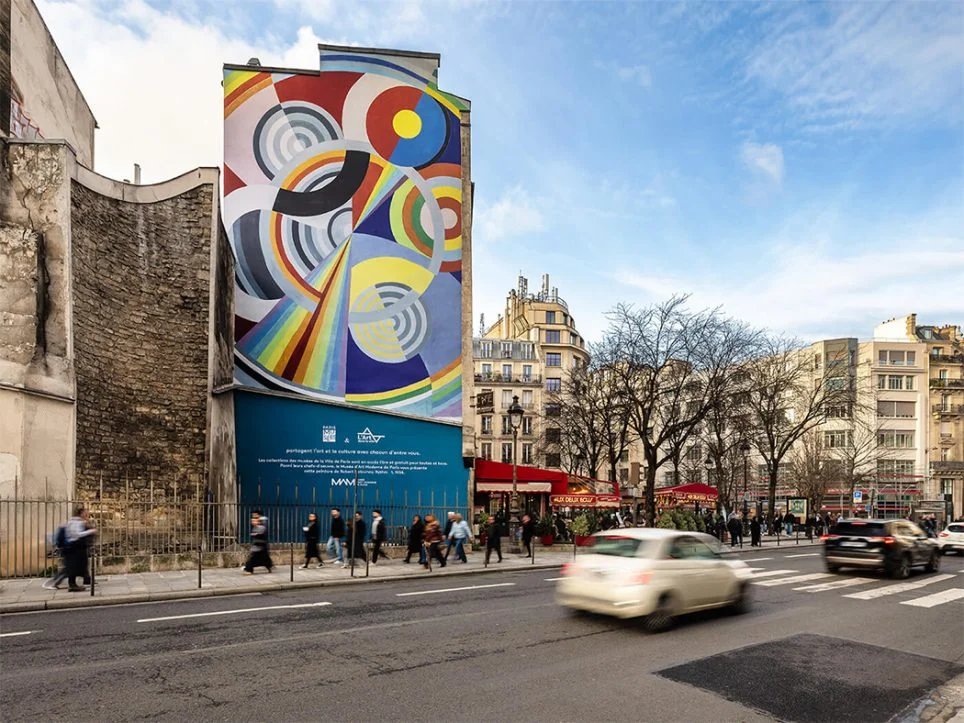 8 visites insolites pour redécouvrir Paris et ses alentours 2 Fresque de style Delaunay à Paris