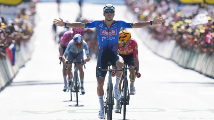 Tour de France : le Néerlandais Mathieu Van der Poel remporte la 9e étape sous la canicule Tour de France : le Néerlandais Mathieu Van der Poel remporte la 9e étape sous la canicule