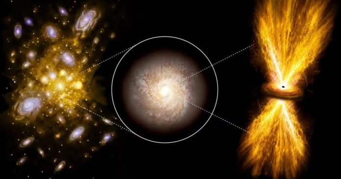 Trou noir : le souffle équivalent à plusieurs milliards d'explosions