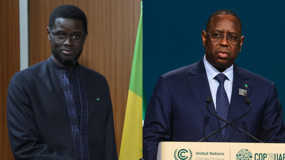 Drame dans un orphelinat algérien, Ebola progresse en RD Congo, Lecornu au Maroc : l'hebdo Afrique 2 Montage photo du président sénégalais Bassirou Diomaye Faye et de son prédécesseur Macky Sall, qui brigue actuellement le poste de secrétaire général de l'ONU