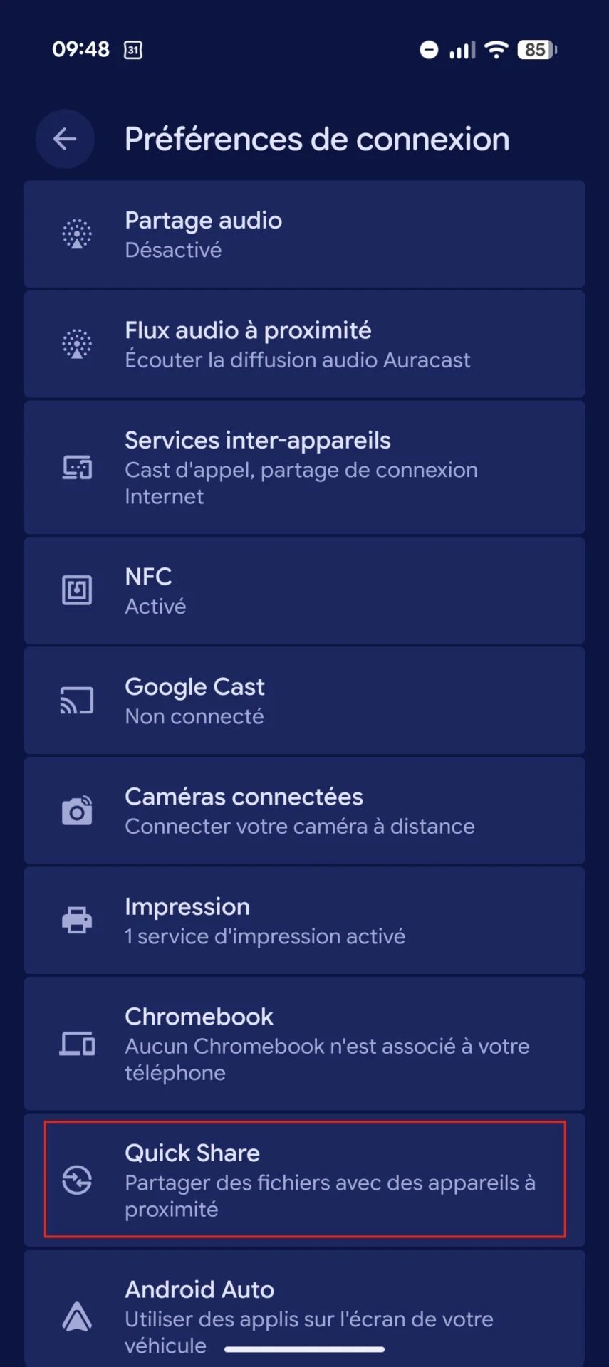 Google Pixel Quick Share 3