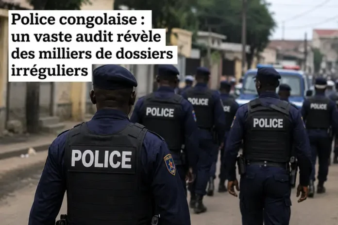 Police congolaise : un vaste audit révèle des milliers de dossiers irréguliers Police congolaise : un vaste audit révèle des milliers de dossiers irréguliers