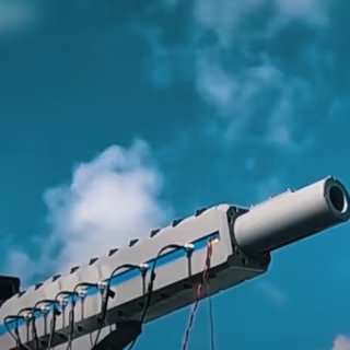 Secret défense oblige, le Japon ne montre que le bout du « nez » de son railgun. © Atla