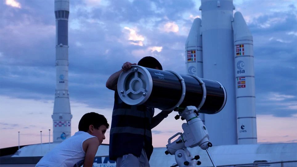 Observation du ciel au télescope