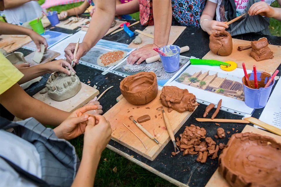 Atelier modelage de « Brin de Culture »