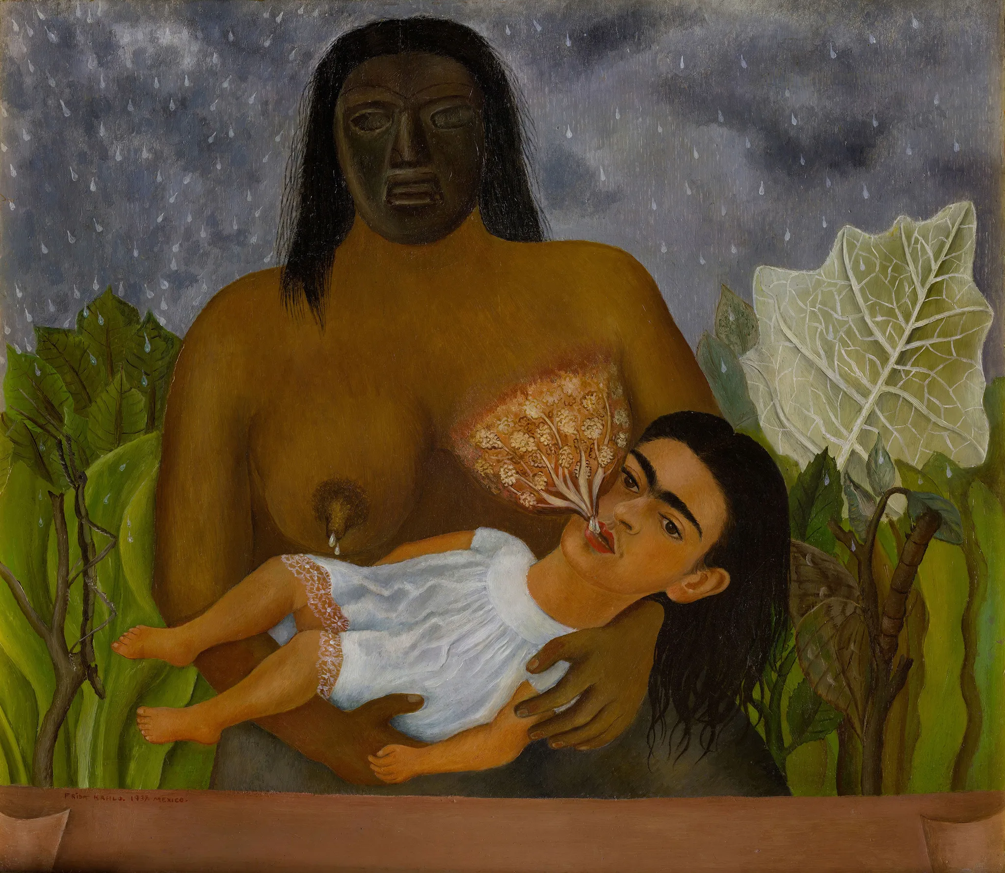 "Ma nourrice et moi (Mi nana y yo)" de Frida Kahlo, 1937