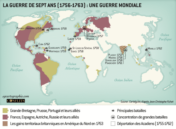 Le duel franco-anglais pour le monde