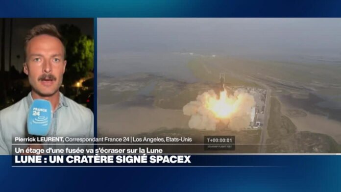 SpaceX : collision imminente entre l'étage d'une fusée et la Lune SpaceX : collision imminente entre l'étage d'une fusée et la Lune