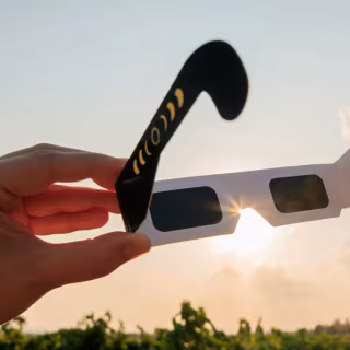 L’observation du Soleil nécessite des lunettes avec la bonne référence pour protéger vos yeux. © david, Adobe Stock