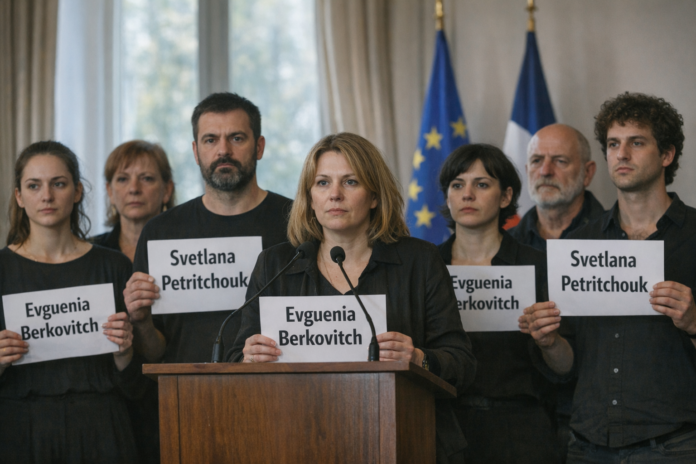 Un collectif de théâtre demande que l'Europe s'empare des cas d'Evguenia Berkovitch et Svetlana Petrïitchouk