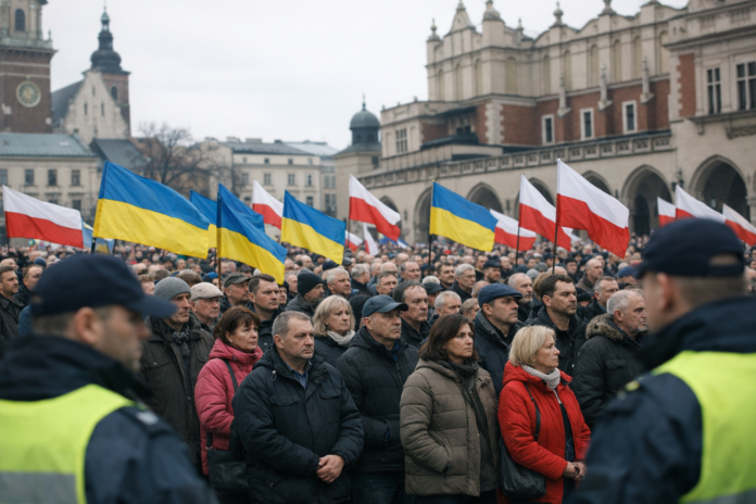 Tensions lors des commémorations de l’indépendance ukrainienne en Pologne Tensions lors des commémorations de l’indépendance ukrainienne en Pologne