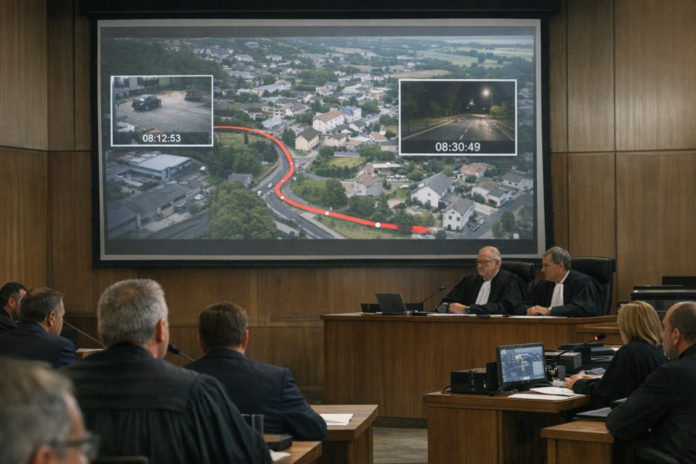 Procès Frattolin : une reconstitution vidéo retrace les derniers déplacements Procès Frattolin : une reconstitution vidéo retrace les derniers déplacements