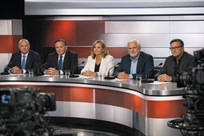 Vingtième jour de la campagne au Québec : un face-à-face de deux heures sur TVA marque la soirée Vingtième jour de la campagne au Québec : un face-à-face de deux heures sur TVA marque la soirée
