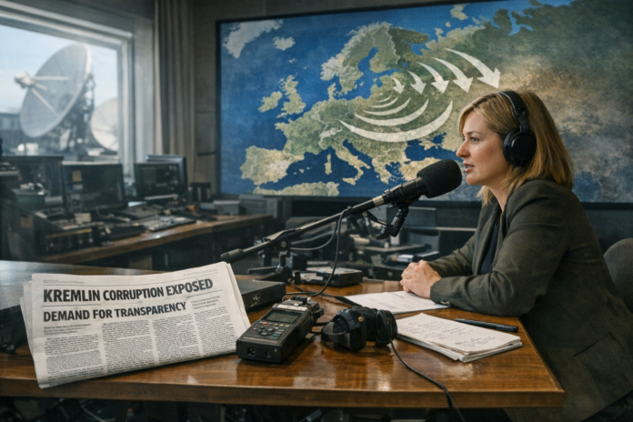 Plaidoyer pour une radio européenne et la transparence sur la corruption du Kremlin