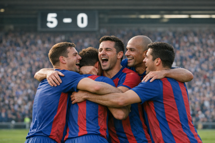 Barcelone écrase les défenses et arrive en Ligue des champions sur un rythme effréné