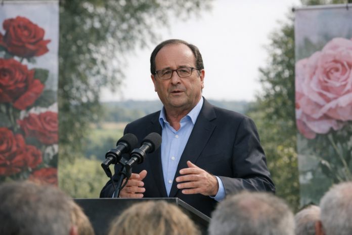 Hollande à la Fête de la Rose : appel à l’unité des démocrates Hollande à la Fête de la Rose : appel à l’unité des démocrates
