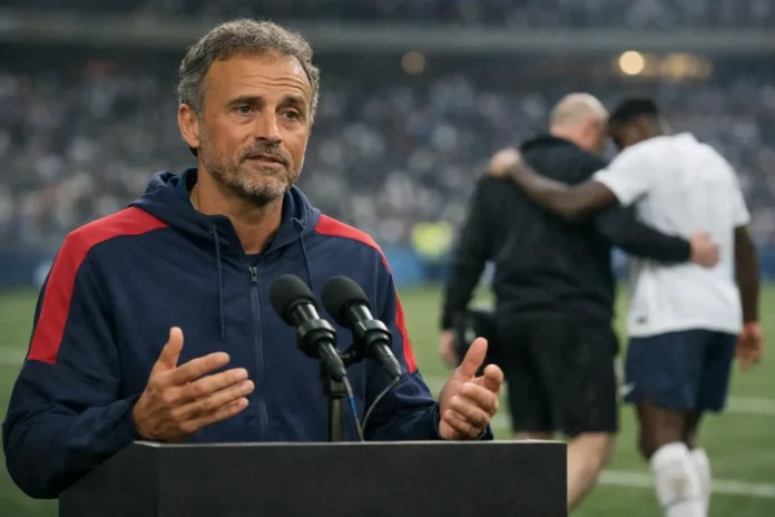 Luis Enrique minimise la sortie de Nuno Mendes avant le rendez‑vous avec le Barça
