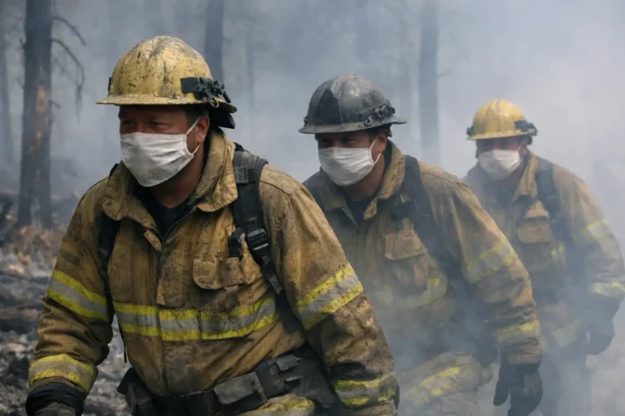 Les protections des pompiers jugées insuffisantes face aux fumées des feux de forêt Les protections des pompiers jugées insuffisantes face aux fumées des feux de forêt