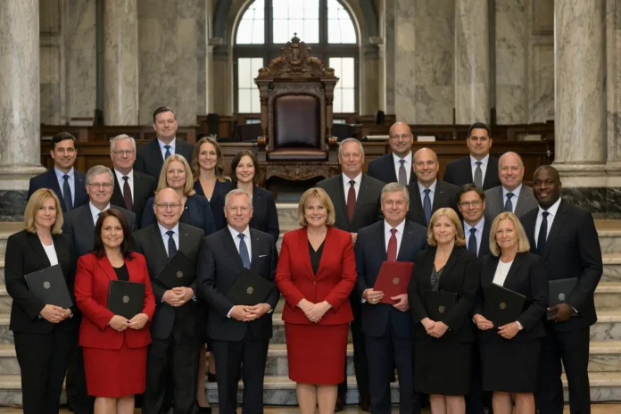 PSPP installe seul un cabinet de 23 ministres: une procédure inédite au Québec PSPP installe seul un cabinet de 23 ministres: une procédure inédite au Québec
