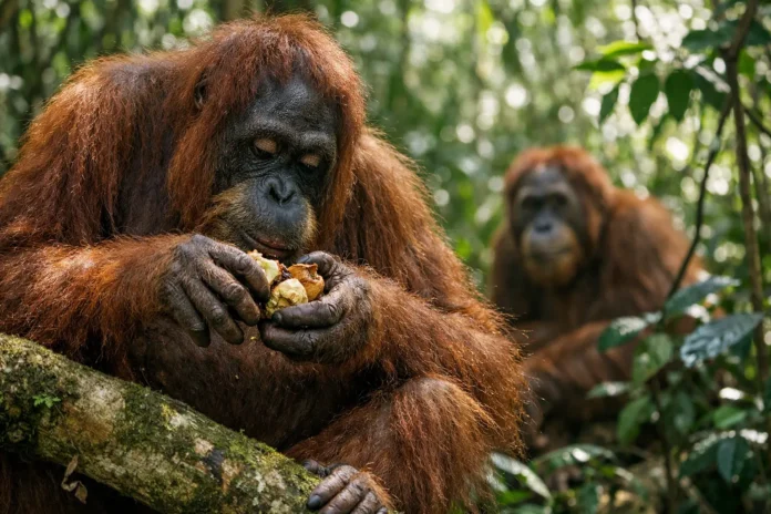 Apprendre à manger: les stratégies alimentaires des orangs‑outans de Sumatra