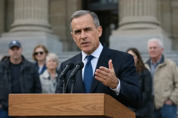 Mark Carney exhorte de nouveau les Albertains à voter pour l’unité du Canada